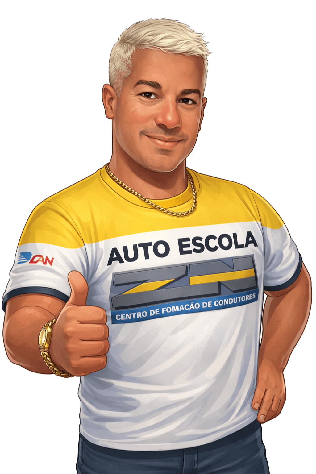 Mascote Auto Escola ZN